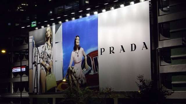 advertising, prada, billboard advertising, prada, billboard