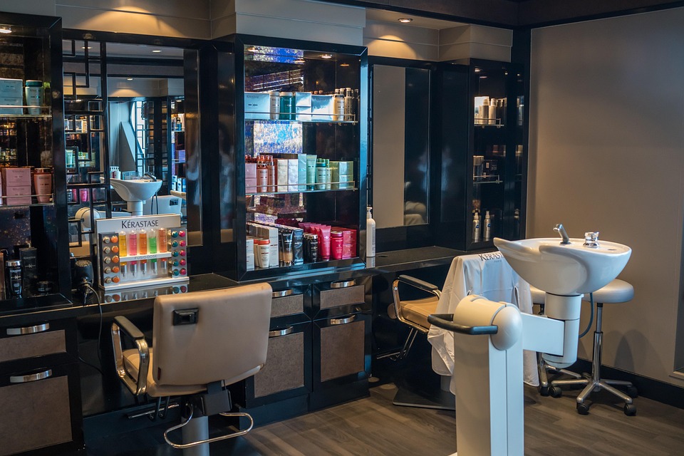 beauty salon interior