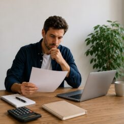 Business owner reviewing startup funding options before choosing a funding source