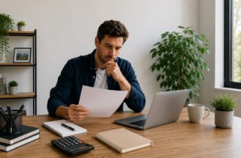 Business owner reviewing startup funding options before choosing a funding source