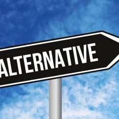 alternative sign post indicating choices altered by the President's Policies