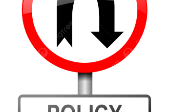 policy changes sign on a post rwflecting the President's Policy changes