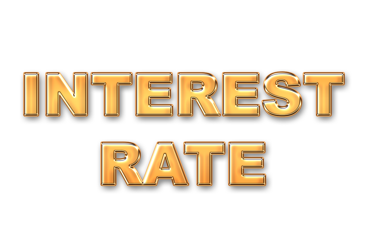 sign that says Interest Rate