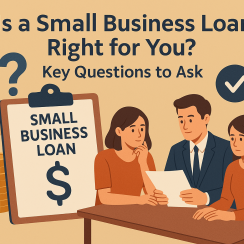 image asking if a small business loan is right for you