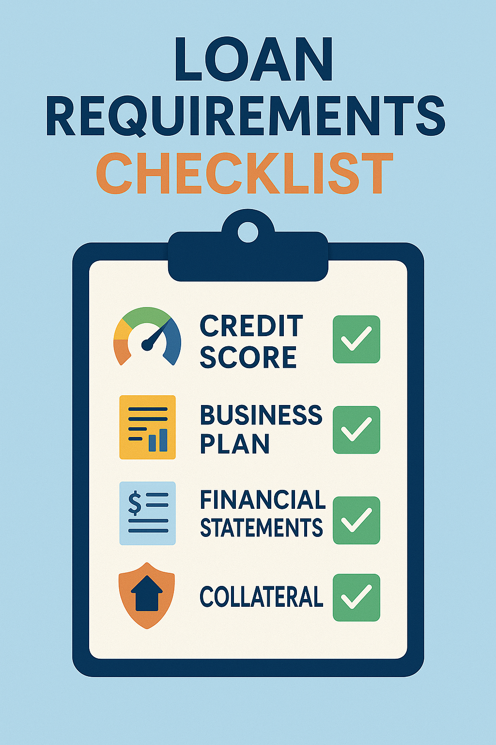 small business loan requirements 2025