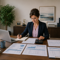 Loan repayment and cash flow review for small business financing